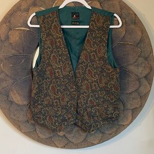 Liz Sport Vintage 90s Paisley Waistcoat Vest